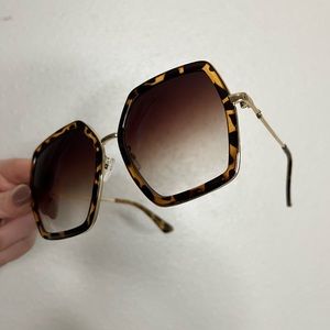 Oversized sunglasses